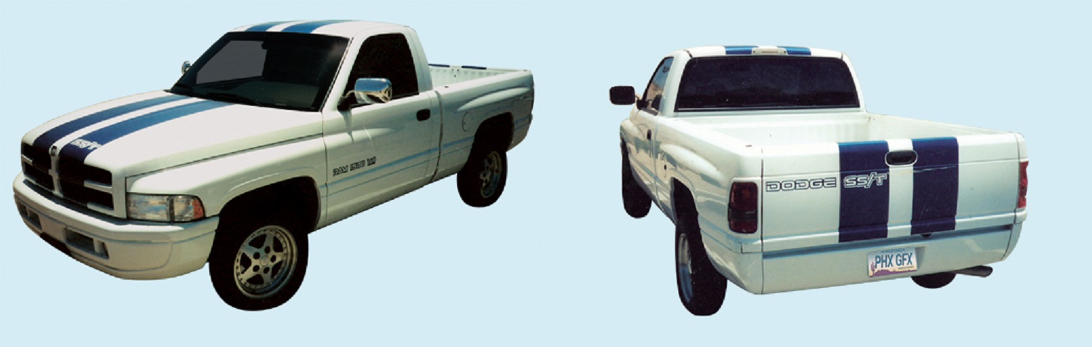 1997-98 DODGE RAM 1500 SS/T TRUCK Body Graphics - Click Image to Close